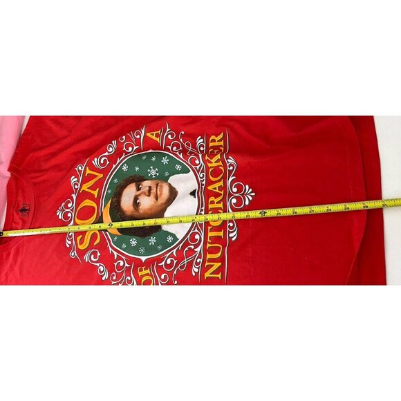Elf “Son Of A Nutcracker” Red Unisex T Shirt Size XL CHRISTMAS - Picture 5 of 7